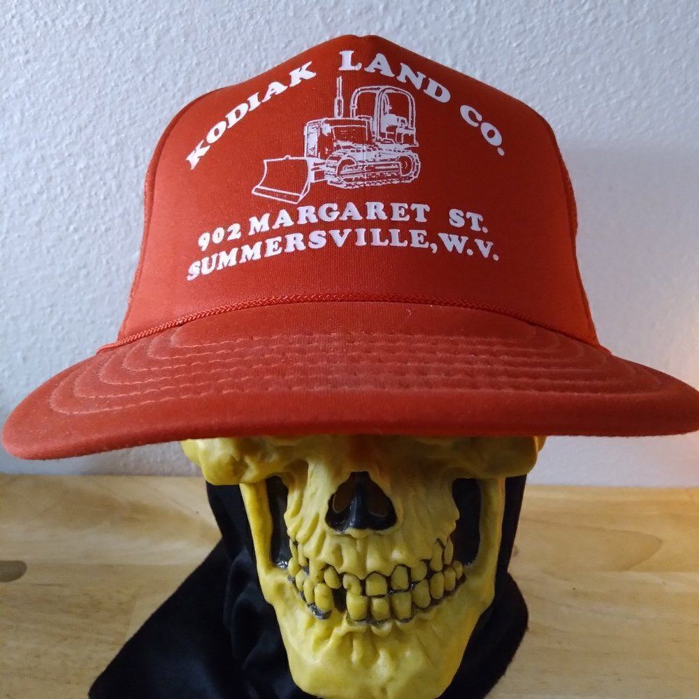 Vintage Kodiak Land Company West Virginia Rope Snap Back Trucker Hat